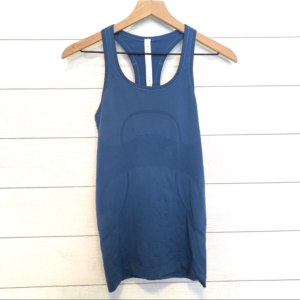 Lululemon Blue Swiftly Tech Racerback Tank